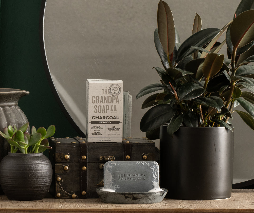 Charcoal Bar Soap – The Grandpa Soap Company Charcoal Bar Soap – The Grandpa Soap Company